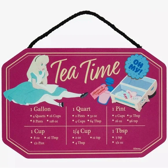 Disney Alice in Wonderland Tea Time Kitchen Conversion
Chart NWT - Picture 3 of 3